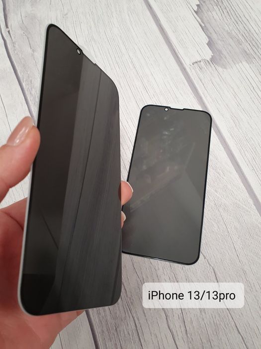 Захисне скло Антишпион Айфон Iphone 12 pro Max Защитное стекло