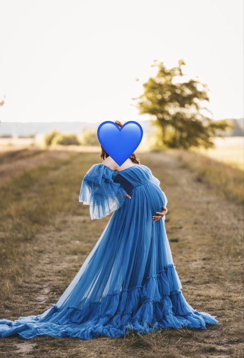 Suknia ciazowa na sesje