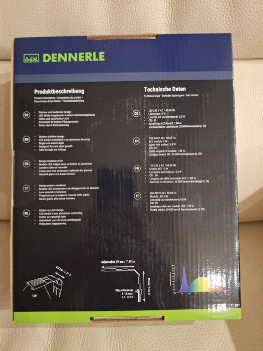 Lampa LED do akwarium Dennerle NANO Trocal Power LED 5.0