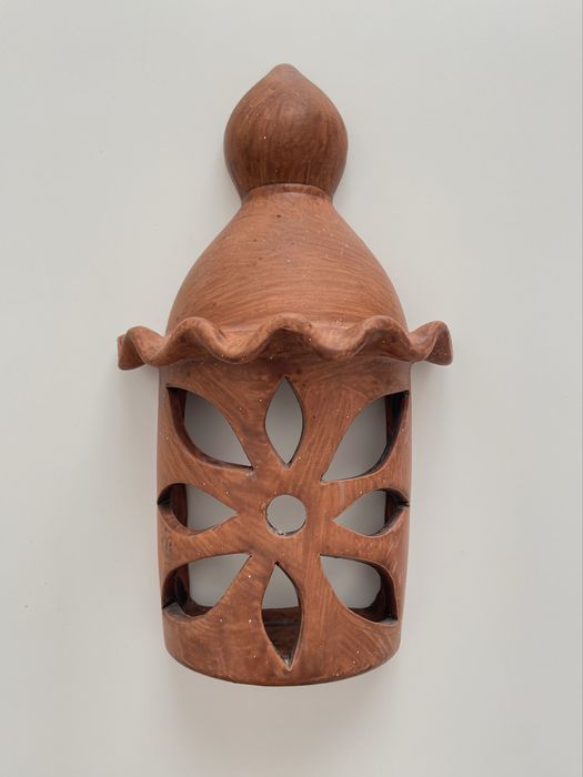 Decoração parede artesanal em terracota