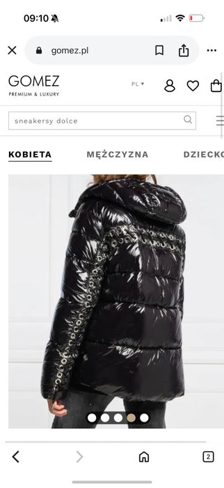 Kurtka puchowa pinko 36 38 gloss zimowa kurtka pinko