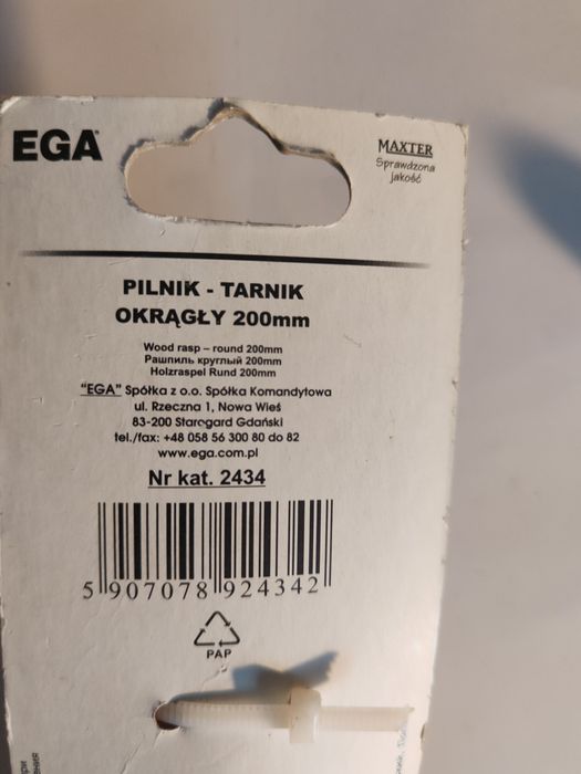 Trzy sztuki pilnik okragły 200mm