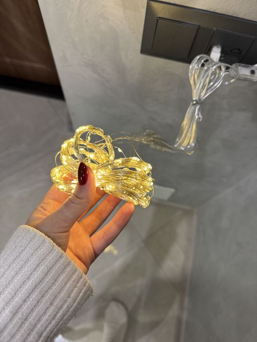 Гірлянда штора,роса