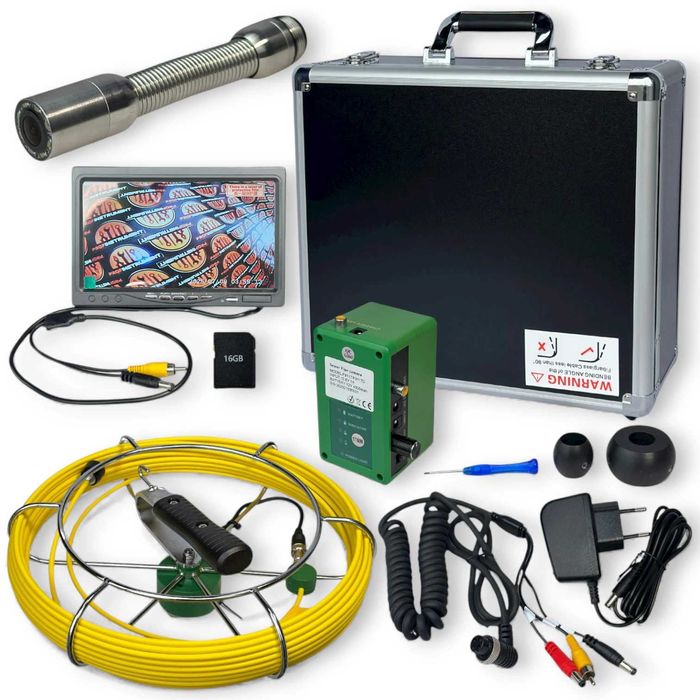 Ендоскоп відеодіагностики труб DALI D20 (20 м). Інспекція труб