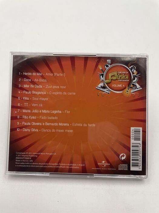 Lote 4 CD’s ‘O melhor da música portuguesa’
