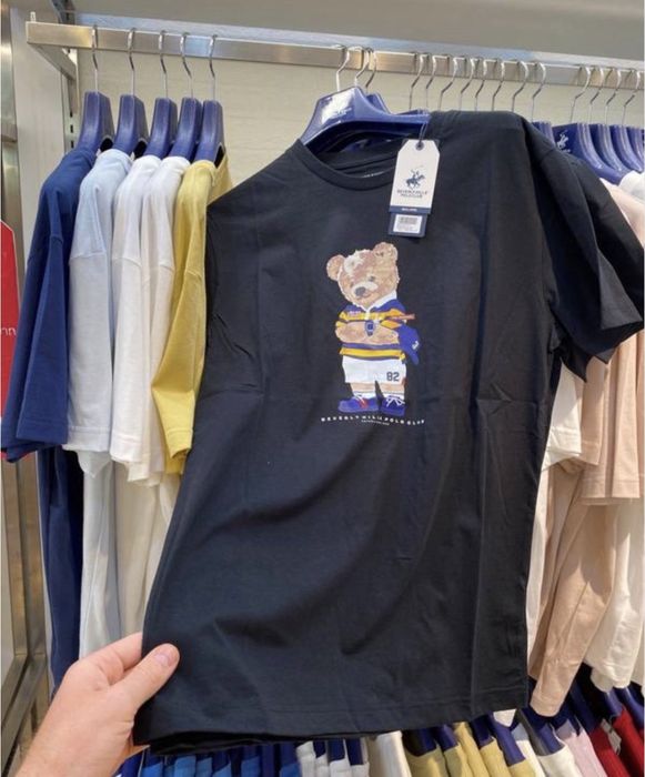 Футболка polo bear ralph lauren унісекс футболка з ведмедем, футболка