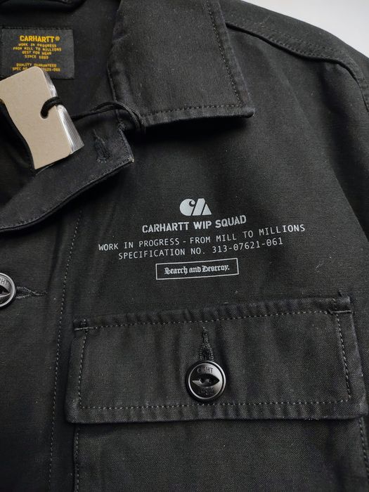 CARHARTT__bluza / koszula (S / M) utility workwear military USA / czarna