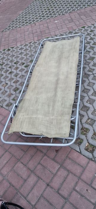 Łóżko polowe prl