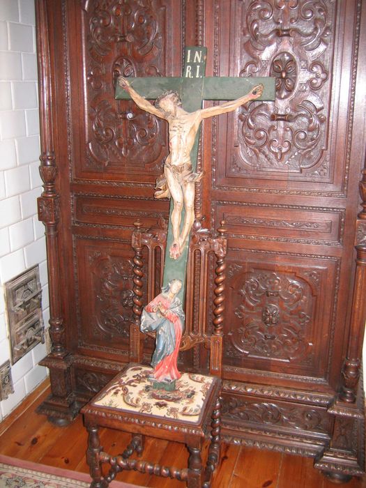 Barokowy krzyż drewniany 125 cm
