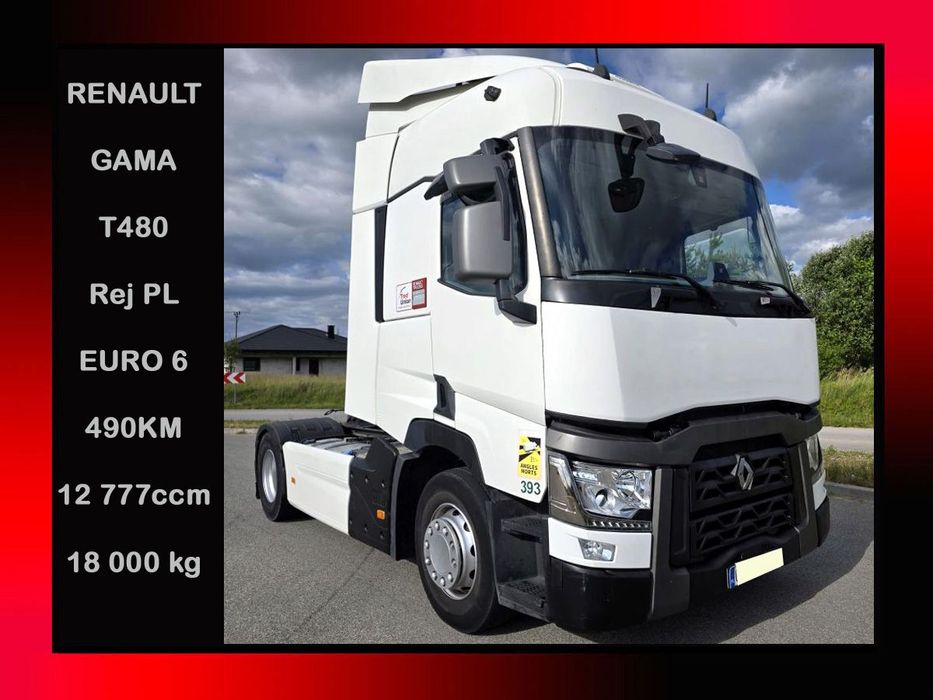 Renault GAMA T480  T480 2017 – STANDARD - EURO 6 – 490KM – FV 23% - SUPER STAN !!!