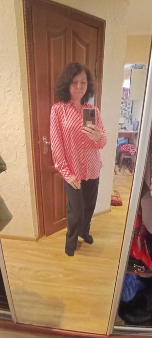 блузка шовкова рожева