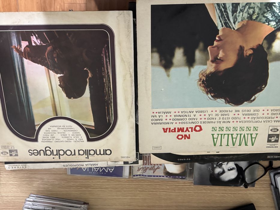 DISCOS DE VINIL E CDS DA COLEÇAO DE AMÁLIA RODRIGUES