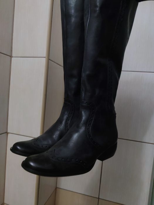 buty damskie 37 muszkieterki kowbojskie kozaczki wysokie kozaki know y