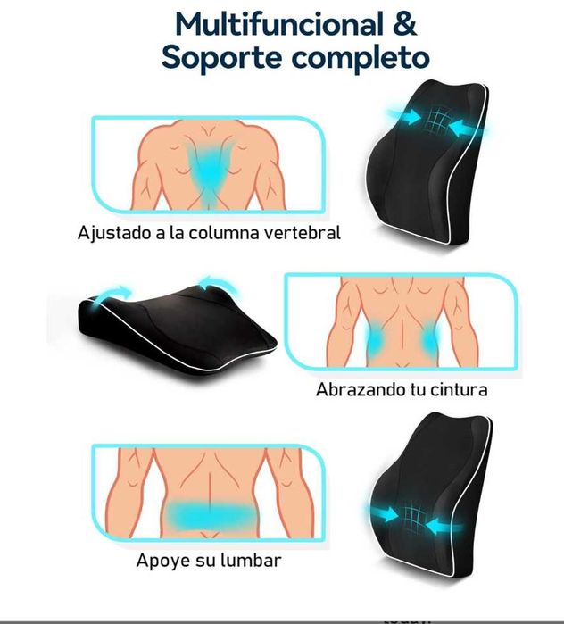 Almofada Lombar ergonómica novo – new lumbar cushion car/ office chair