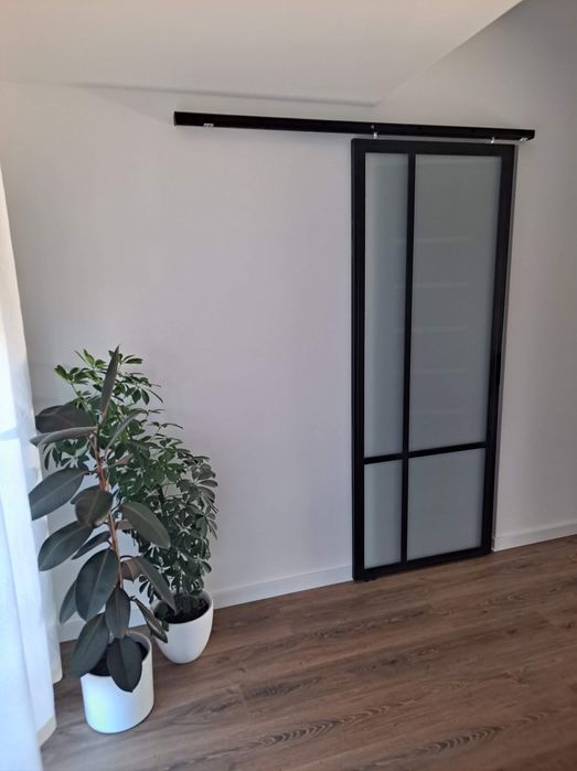 Ścianka szklana / Drzwi szklane pod wymiar przesuwne loft