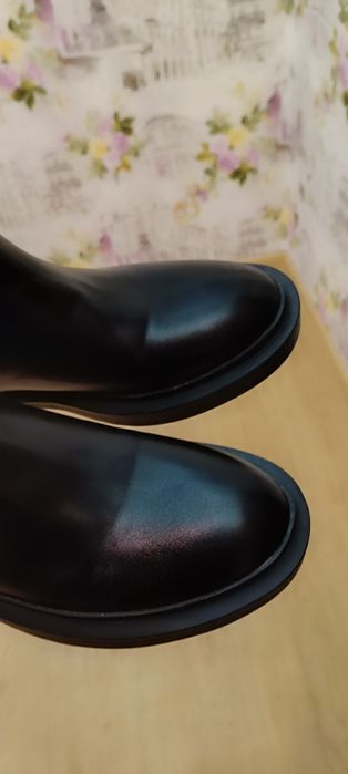сапоги шкіряні жіночі Jil Sander