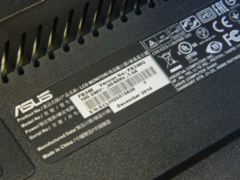 Професійний монітор ASUS PB248Q