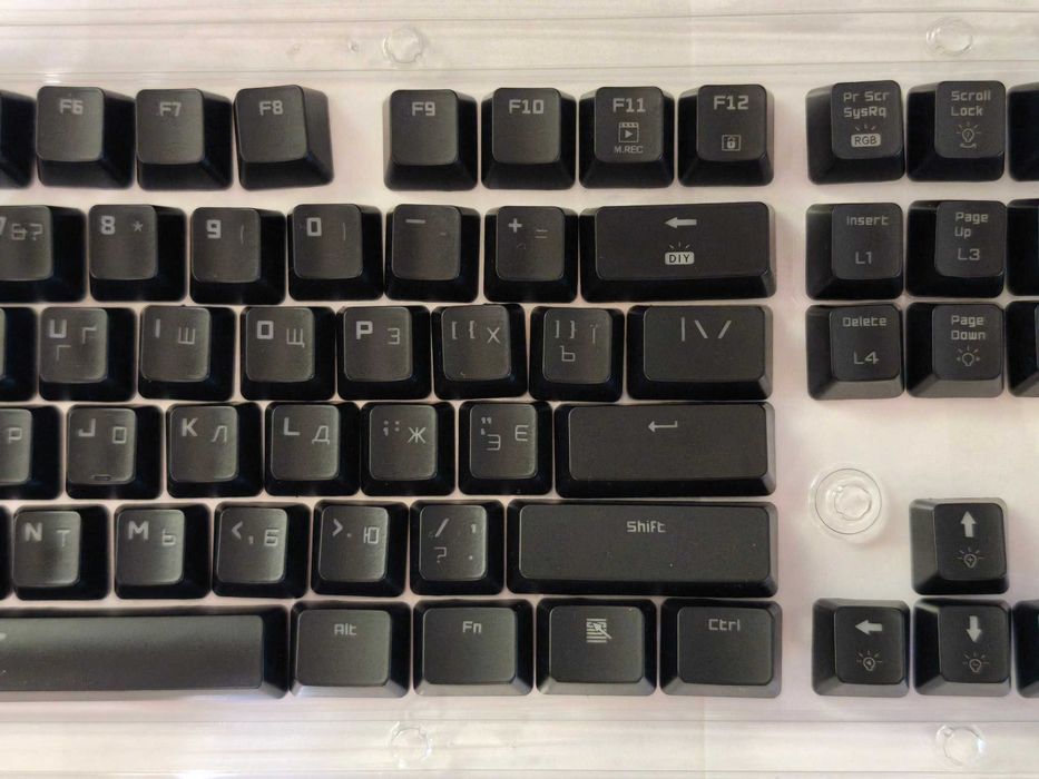 Кейкапи Hator Rockfall EVO HTK-610 (104 кл., ABS, Cherry MX) — оригінал
