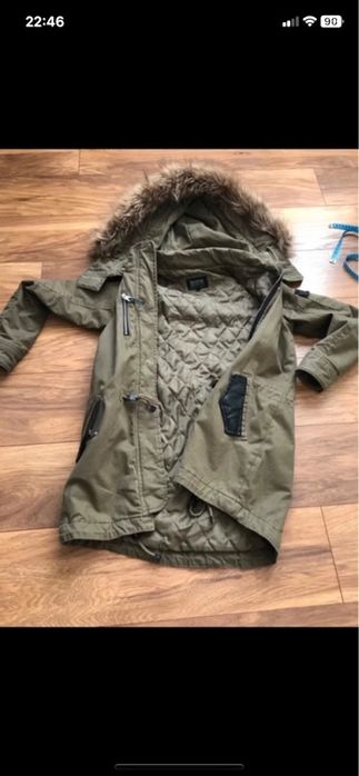 Kurtka parka Bershka S