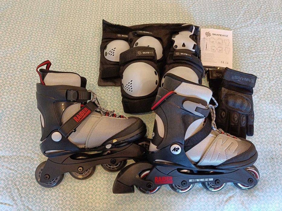 K2 Raider Patins em linha ajustáveis para crianças
