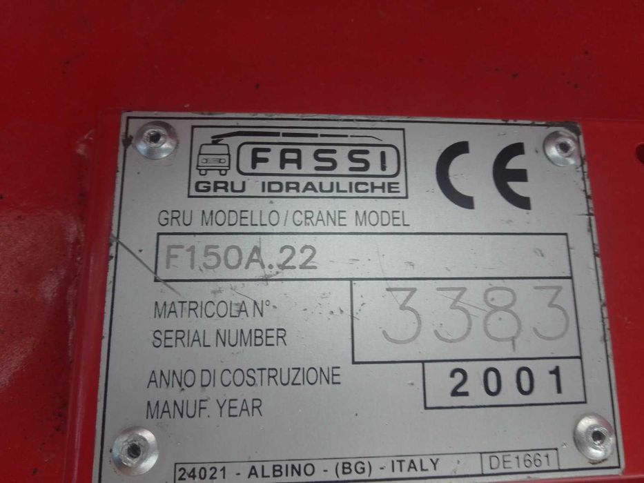 Кран маніпулятор Fassi 150 A.22
