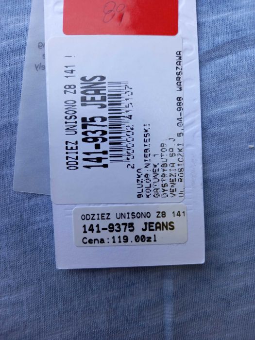 Nowa bluzka Unisono jeans L