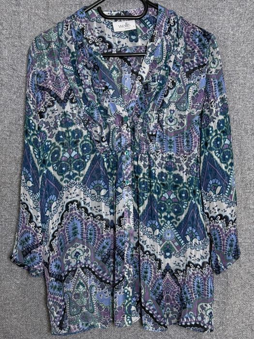 Kolorowa koszula damska S