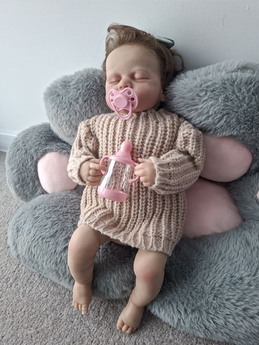 Lalka jak żywe dziecko reborn piękna NOWA duża prawie 50 cm , kończyny