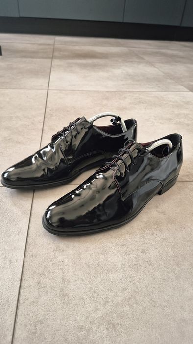 Buty lakierowane skóra lakierki Giacomo Conti