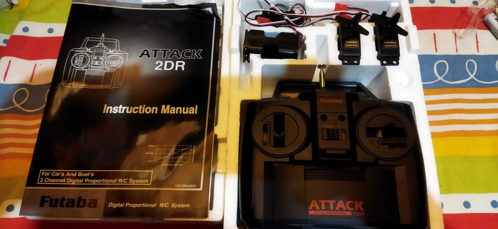 comando modelismo futaba attack t2dr