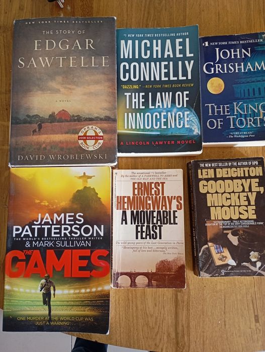 Lote de livros em inglês