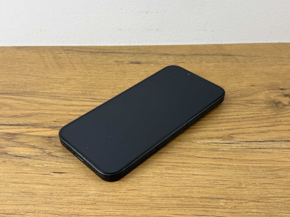 1555. Telefon Apple Iphone 14 128GB Czarny, 100% sprawny. 100% BATERII. ZADBANY