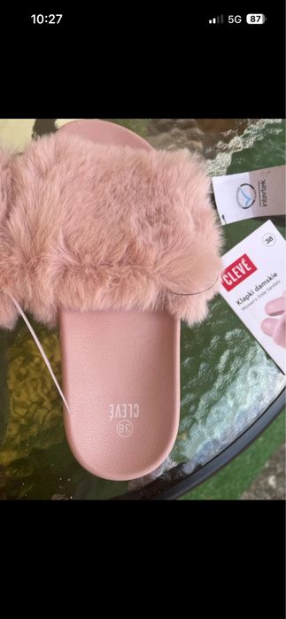 Klapki Cleve 38 nowe