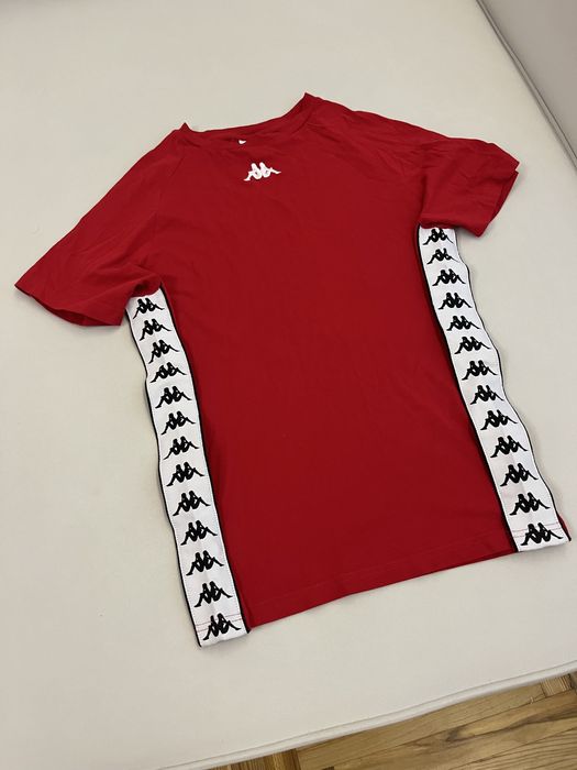 Футболка kappa з лампассами оригінал swoosh ZNE