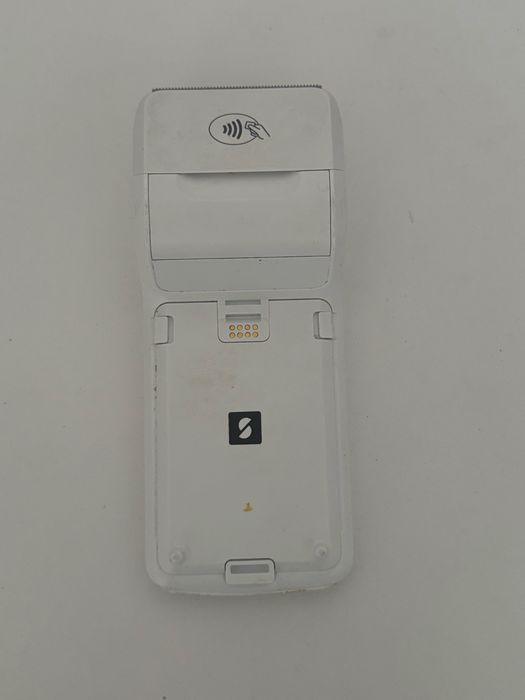 Portable Card Payment Terminal with Thermal Printer – White