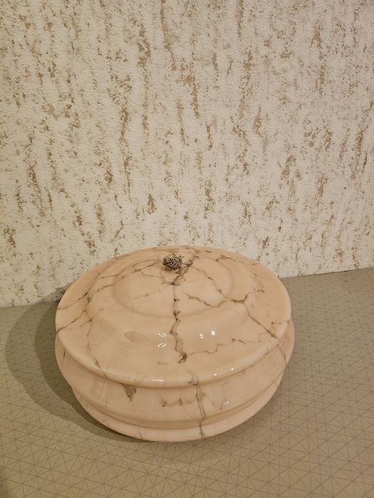 Szklany klosz ART DECO lata 20-30 XX wieku