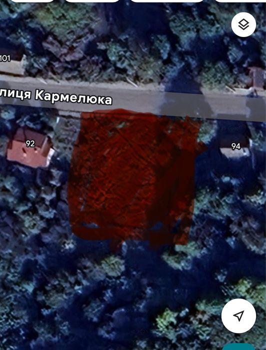 Земельна ділянка вул.Кармелюка Фасадна