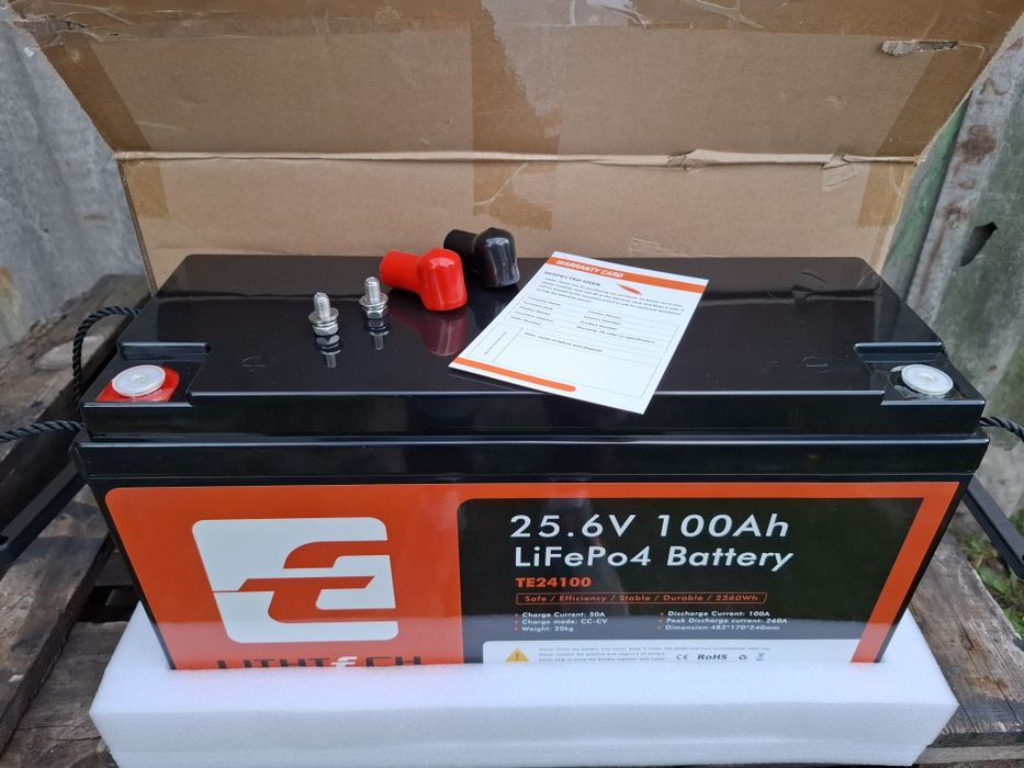 Lifepo4 24v 100Ah батарея