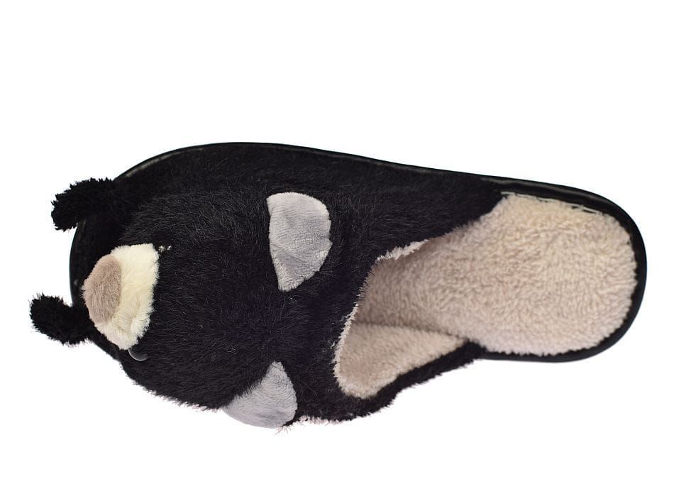 Kapcie zwierzaki pantofle domowe bambosze XC-33 BK roz 40