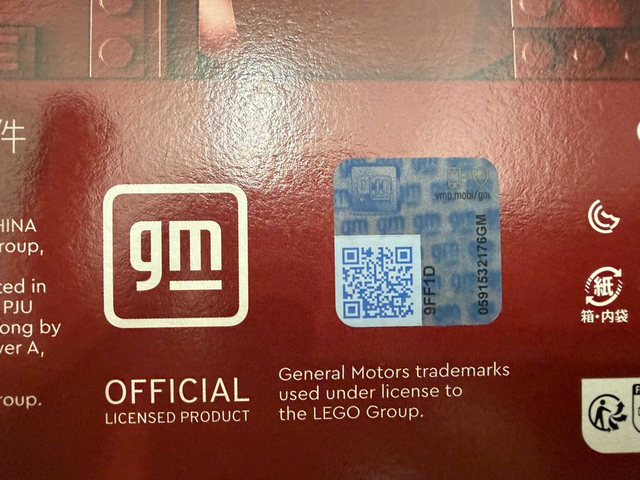 LEGO 10304 ICONS - Chevrolet Camaro Z28