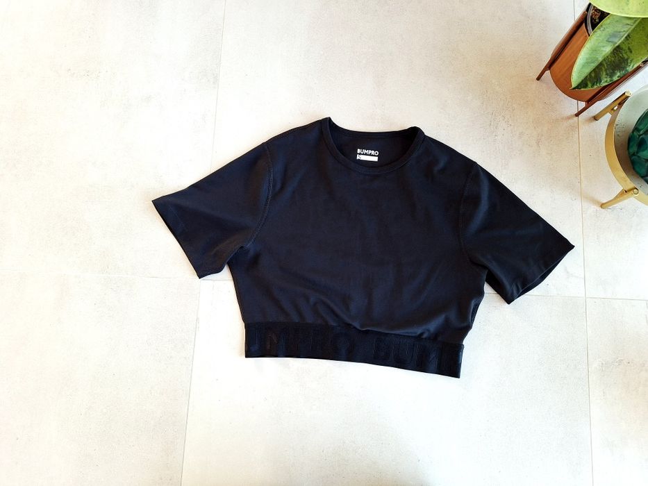 Crop top t-shirt Bumpro sportowy treningowy