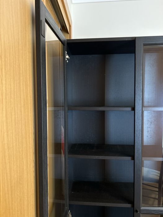 armário preto ikea