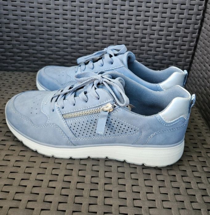 Niebieskie sneakersy damskie Graceland