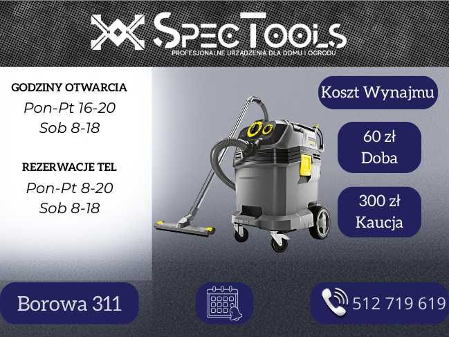 Odkurzacz Budowlany Karcher NT30/1 Wynajem