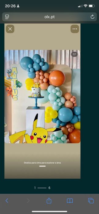 Precisava de decoração de espaço com o tema Pokémon para o dia 2/08 com preço ajustável pois é algo muito simples, pode ter alguma inexperiência.