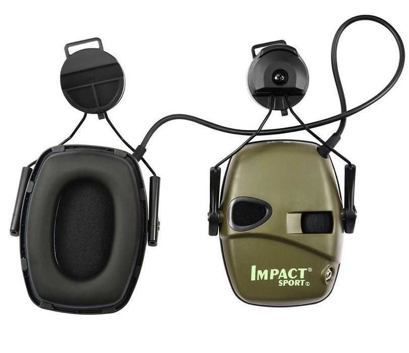 Активні навушники Howard Leight Impact sport 3 кріпленням/адаптером до