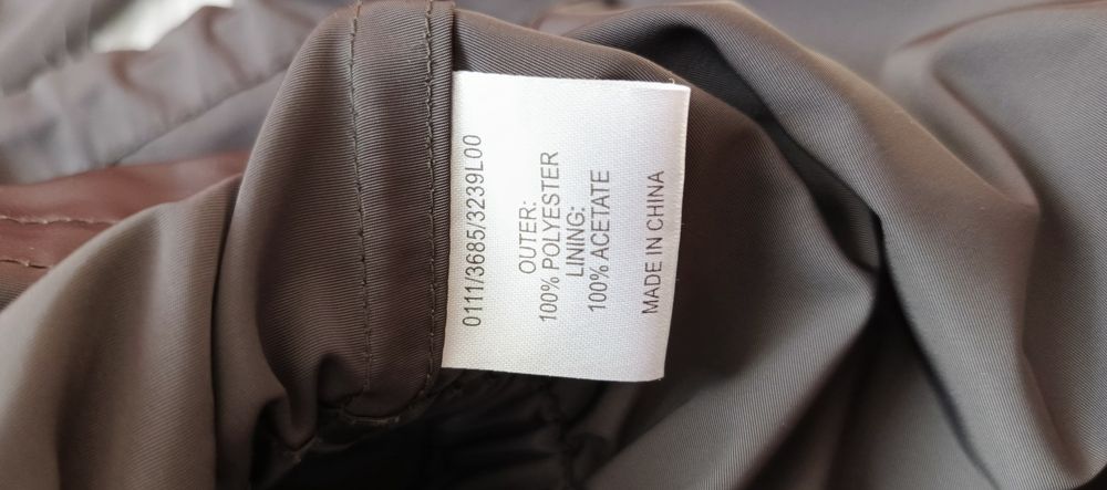 Parka, Hobbs, 12/40, khaki, kołnierz, troczek w pasie