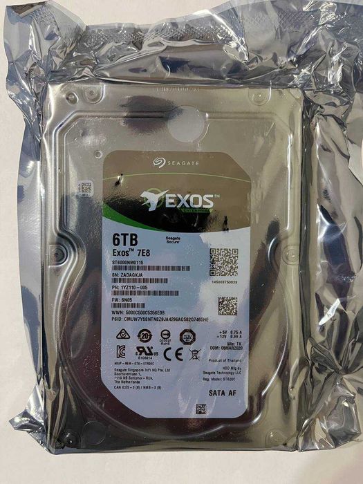 Жорсткий Диск Seagate Exos 7E8 6TB SATA III (ST6000NM0115)