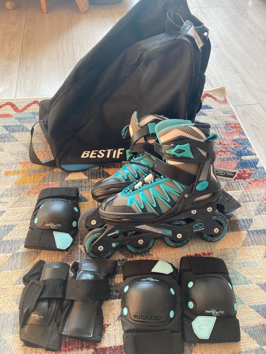 Rolki rozmiar 39 (+torba i nakolanniki gratis!)
