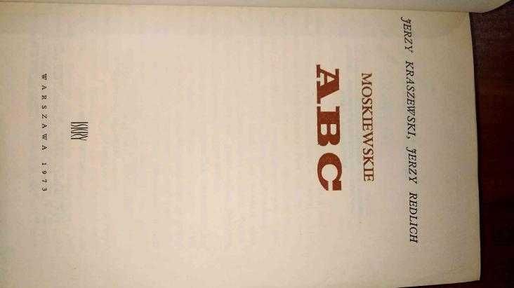 Jerzy Kraszewski Jerzy Redlich Moskiewskie ABC